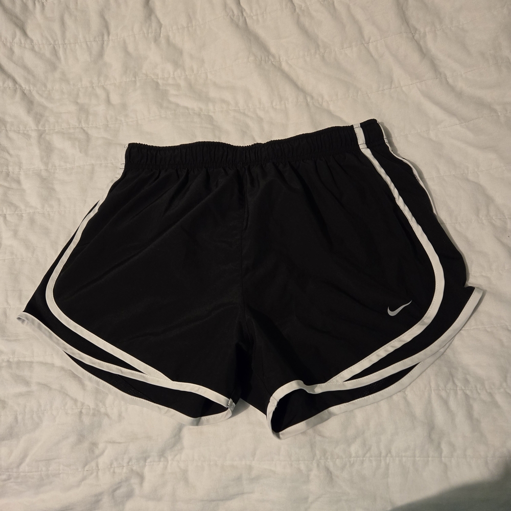 Nike Black and White Athletic Shorts